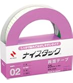 Amazon | ニチバン 両面テープ ナイスタック (屋外掲示) 20mm×5m NW